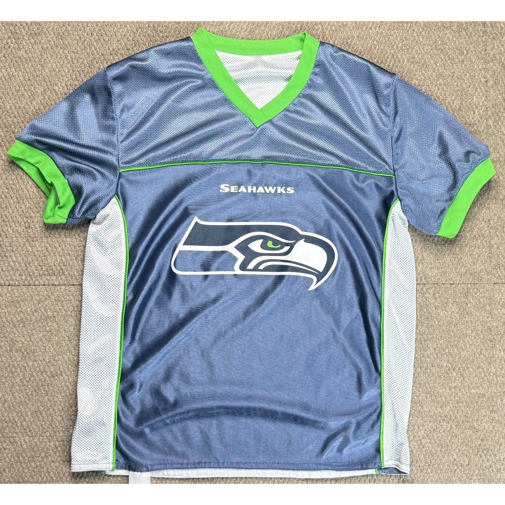 Seahawks‎ NFL Reversible Flag Football Jersey Size Adult Small